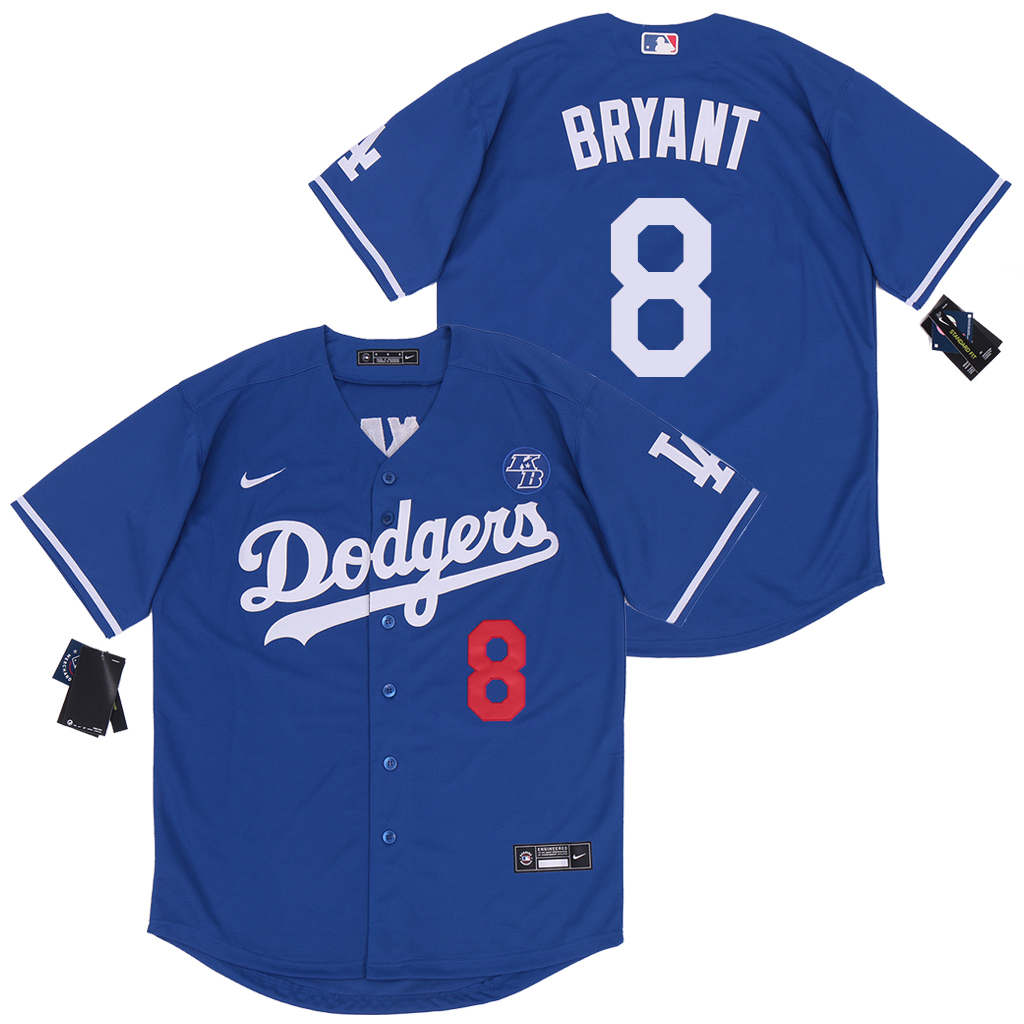 2020 Men Los Angeles Dodgers #8 Bryant blue Nike Game MLB Jerseys->los angeles dodgers->MLB Jersey